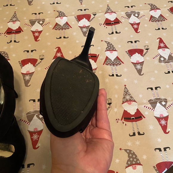 Black Platform Heels Sz 9 - Picture 5 of 5